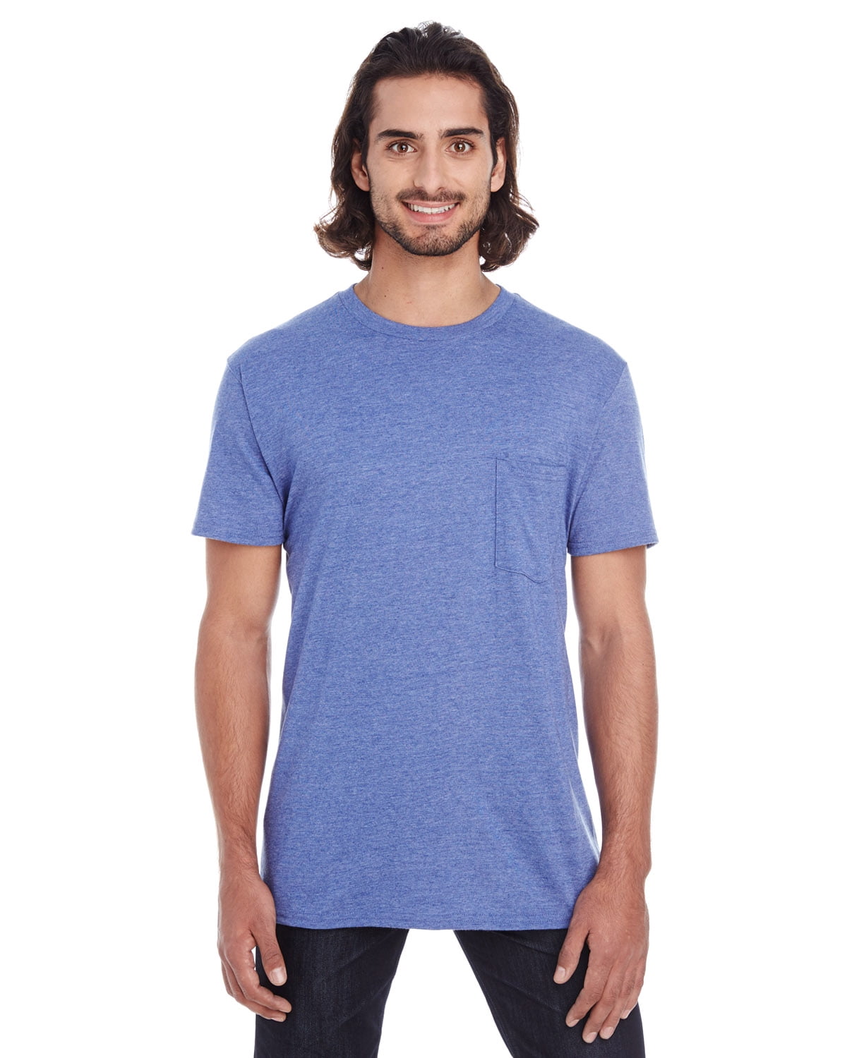 Anvil Adult Lightweight Pocket T-Shirt 