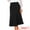 Black, variant on DARING DIVA Women's High Waisted Business Casual Fishtail Midi Skirt XS Black