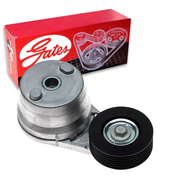 Gates DriveAlign Drive Belt Tensioner Assembly compatible with GMC Sierra 3500 HD 6.6L V8 2011-2016