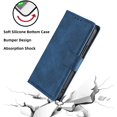 thumbnail image 2 of FYBTO Flip Case for Alcatel TCL A3X A600DL Phone Case Stand Cover Blue, 2 of 4
