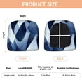 thumbnail image 3 of Blue and Grey Abstract Art Artwork Seat Covers for Dining Room Chairs Set Of 4,Stretch Printed Washable Chair Seat Cover with Elastic Ties and Button,Removable Waterproof Couch Cushion Covers, 3 of 6