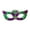 B, variant on Women Mardi Gras Sequin Mask Costume Shining Fleur De Lis Lace-Up Mask Masquerade Venetian Carnival Mask for Party Decorations 1 PC Multicolor One Size