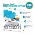 thumbnail image 4 of 106-piece Piping Turntable Baking Tool Set, Includes Piping, 4 of 10