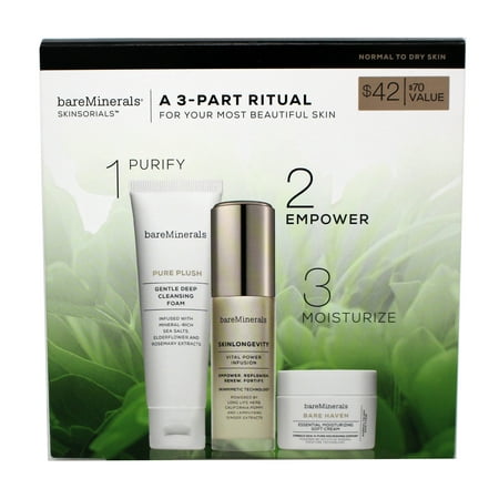 bareMinerals Skinsorials Purify Empower Moisturize Normal To Dry Skin Set