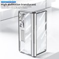 thumbnail image 2 of MonsDirect for 7.6 inch Samsung Galaxy Z Fold 4 5G 2022 Case with S Pen & S Pen Holder, Two Hinge Protection Plating Frame PC Cover, Shell Membrane Integrated Case with Stand & Lens Protection, Silver, 2 of 7