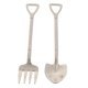 thumbnail image 2 of Cubiertos para Exteriores de Cucharas de Tenedor de material acero Inoxidable, Cubiertos de Cubiertos con para Exteriores, Picnic, Pta perfecl Cuchara tenedor de acero inoxidable, 2 of 7