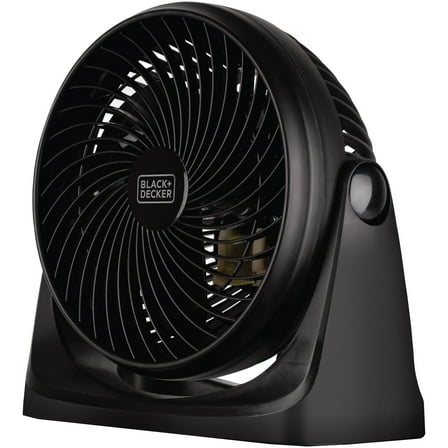 BLACK DECKER 3-Speed 60-Watt 7-in. Turbo Fan, BFTU107