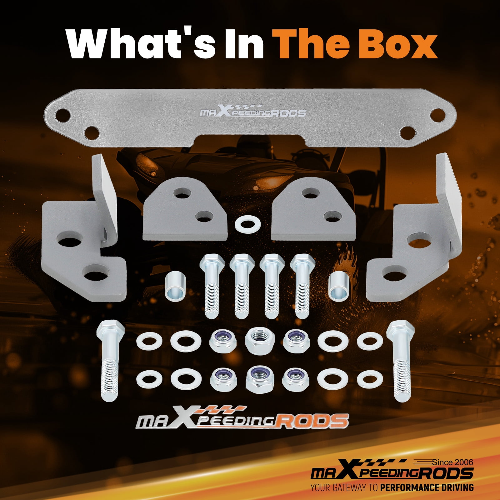 Maxpeedingrods 2" Lift Kit Brackets for Honda Foreman TRX500 Rancher TRX420 2014-2023