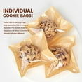 thumbnail image 3 of Januofit 100 Pack Cookie Packaging Bags with Seal, 5.7x6.5 Inch Paper Bakery Bags with Window, Heat Sealable & Grease Resistant To Go Bake Sale Sleeves for Treat, Donut, Cake Slice, Scone, Brownie, 3 of 7