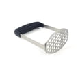 thumbnail image 3 of Crusher Potato Masher Long Head Hole Multifunction Stainless Steel Manual Masher Horizontal Non-slip Handle, 3 of 4