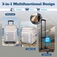 thumbnail image 4 of Hielera con Ruedas, Plegable Bolsa Térmica Suave, Hielera Portatil con Correa para Camping, Picnic, Playa, 4 of 4