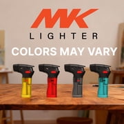 MK Mini Butane Torch Lighter, Refillable 1 Pack, Assorted Colors