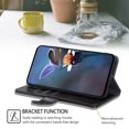 thumbnail image 3 of Gift compatible Huawei nova 12i 4G Magnetic Phone Case PU Leather Geometric Splicing Stand Cover, 3 of 5