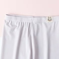 thumbnail image 4 of hoksml Girls Ribbed Bike Shorts Elastic Waist Lettuce Edge Soft Safety Shorts Multi Color Undershorts, 4 of 5