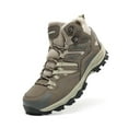 thumbnail image 3 of Men's High Top Leather Hiking Sneakers for Outdoor Trekking with Durable Traction and Comfortable Walking Experience, 3 of 6
