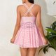 thumbnail image 4 of Traje de baño de 2 piezas para mujer, trajes de baño para mujer, traje de baño casual sin mangas con encaje y cordón ajustable, traje de baño de playa para mujer, 4 of 6