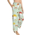 thumbnail image 2 of Balery Mushroom Bee print Women's Pajama Pants,Ultra Lightweight Pjs,Lounge Pant-Large, 2 of 9