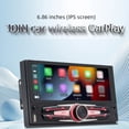 thumbnail image 4 of Estéreo para automóvil de 6,86 pulgadas con reproductor MP5 y Bluetooth, compatible con radio RDS, 4 of 8