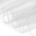 thumbnail image 3 of Lann's Linens Organza Wedding Table Overlay - Tablecloth Topper (72" Square - White), 3 of 3