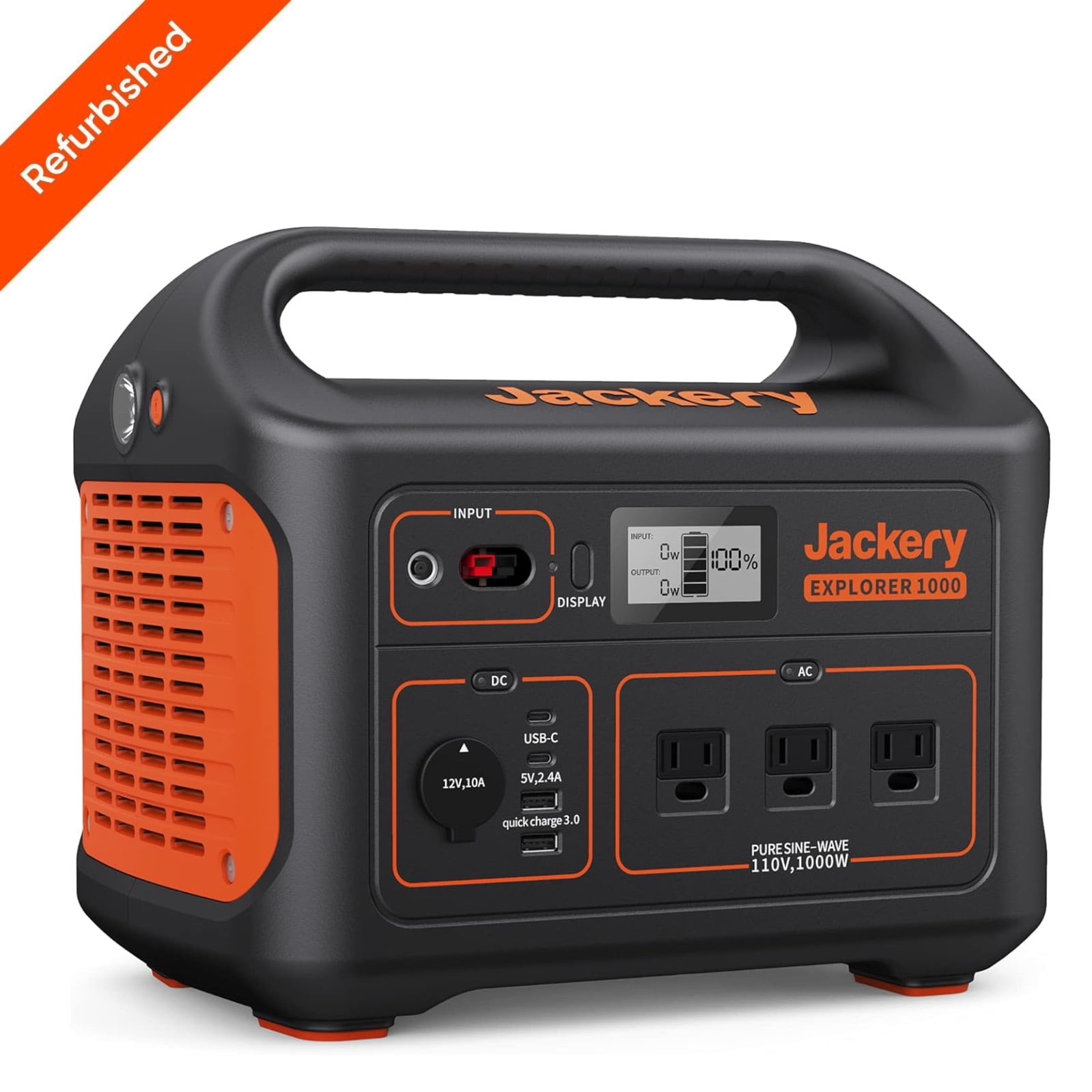 Jackery Explorer 600 Plus Power Station, 632Wh Battery, 800W AC