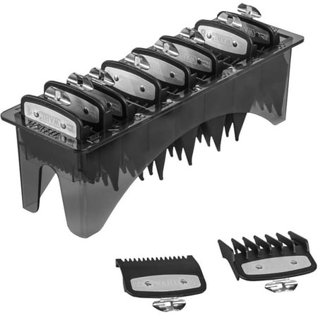 WAHL Barber Clipper Premium Cutting Guide Set Organizer Tray (Best Clippers For Black Barbers)