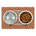 thumbnail image 1 of Geometric Pet Mat for Food and Water, Traditional Damask Pattern Abstract Retro Symmetrical Oriental Design, Non-Slip Rubber Mat for Dogs and Cats, 18" X 12", by Ambesonne, 1 of 2