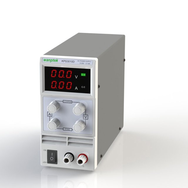 Cambio de Display 3 dígitos LED 0-30V 3A/5A/10A Mini fuente DC ajustable Variable precisión Abanopi Fuente de alimentación
