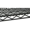 thumbnail image 2 of 18" Deep x 60" Wide x 54" High Adjustable 4 Tier Black Wall Mount Shelving Kit, 2 of 3