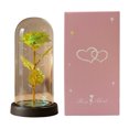 thumbnail image 1 of Rosa preservada en cúpula con luz LED, rosa artificial eterna, regalo para ella, mamá, mujer, San Valentín, Día de la Madre, Navidad, cumpleaños, 1 of 7