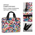 thumbnail image 4 of FORMRS 16" Laptop Sleeve Bag Carrying Case with Handle Travel Shoulder Briefcase, Blue Colorful Circles, 4 of 8