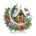 thumbnail image 3 of Kits Arte Diamante Escritorio Casa Gato Navidad Forma Especial Acrílico para El, 3 of 6