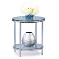 thumbnail image 1 of Table d'Appoint Ronde Patinoire en Chrome et Verre, 1 of 2