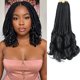 thumbnail image 1 of Trenzado de crochet Hair Kaluli French Curl, 25 cm 1B, para mujer, 1 of 8