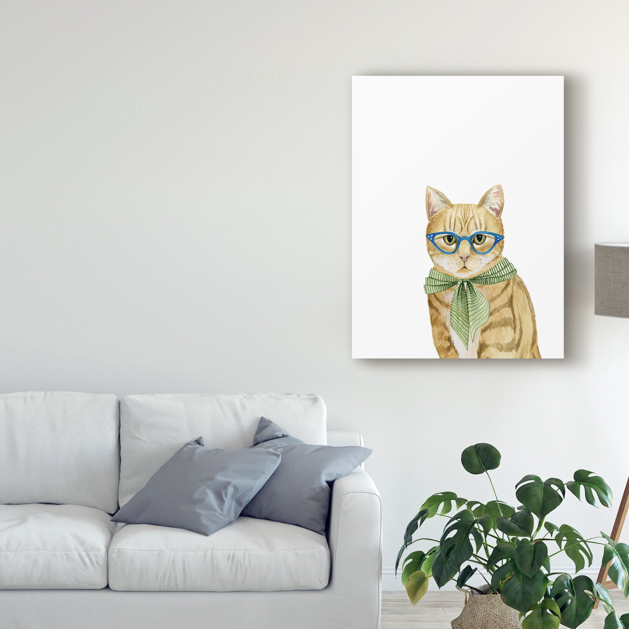 Trademark Fine Art 'Cool Cat IV' Canvas Art by Grace Popp