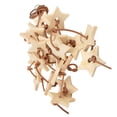 thumbnail image 4 of Juguete de estrella de madera para pájarosjuguete de madera para morder de loro que reduce el aburrimiento atractivo para el ejercicio de pájaros para periquitos para cacatúas Amonsee No, 4 of 5