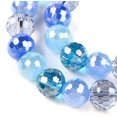 thumbnail image 4 of 50-51pcs/hebras redondas de cuentas de vidrio galvanizadas cuentas espaciadoras de cristal facetadas para hacer joyas, pulseras, collares, aretes, 0.315 in, agujero: 0.055 in, color brillante, 4 of 4