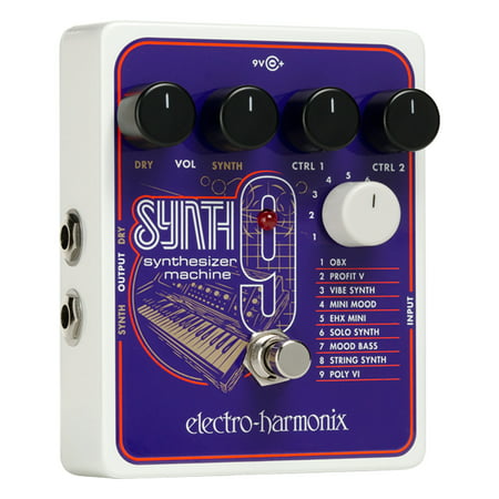 Electro Harmonix SYNTH9 Synthesizer Machine Pedal (Best Synth Pedal Guitar)