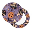thumbnail image 2 of Disketp Vintage Halloween Black Cat Funda Redonda para Taburete, Funda de Cojín para Silla de Bar Suave y Elástica-14 inch, 2 of 7