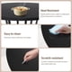 thumbnail image 4 of 47 - pulgada round dining mesa para 4, space - saving con almacenamiento y negra metal legs, 4 of 7
