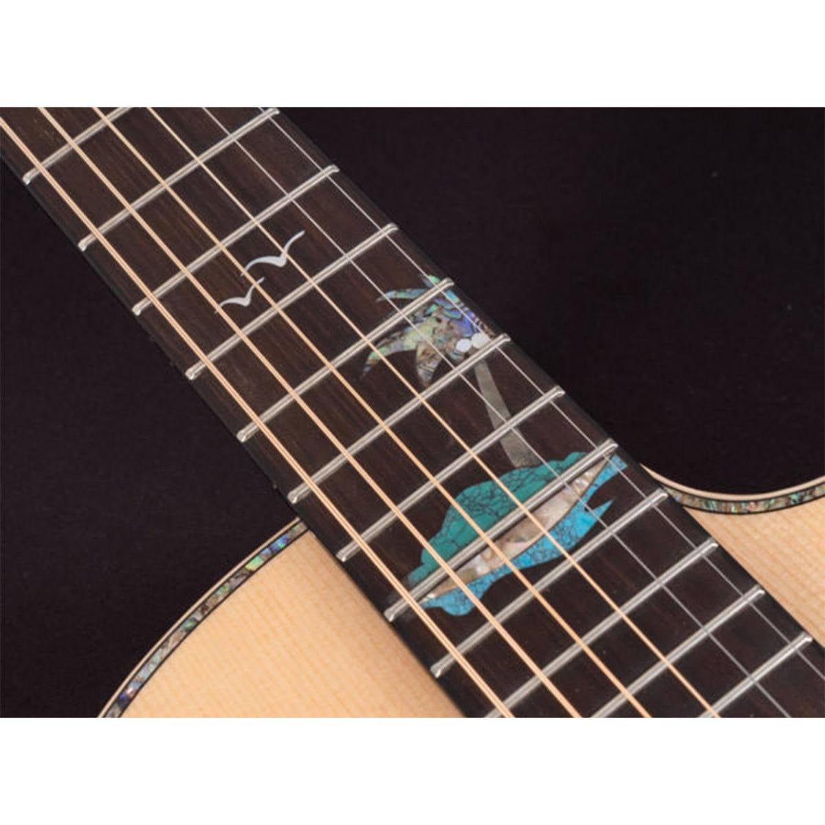 Washburn Guitars Bella Tono Allure SC56S Mahogany 25.5 in Studio Acoustic-Electric Guitar, Multicolor