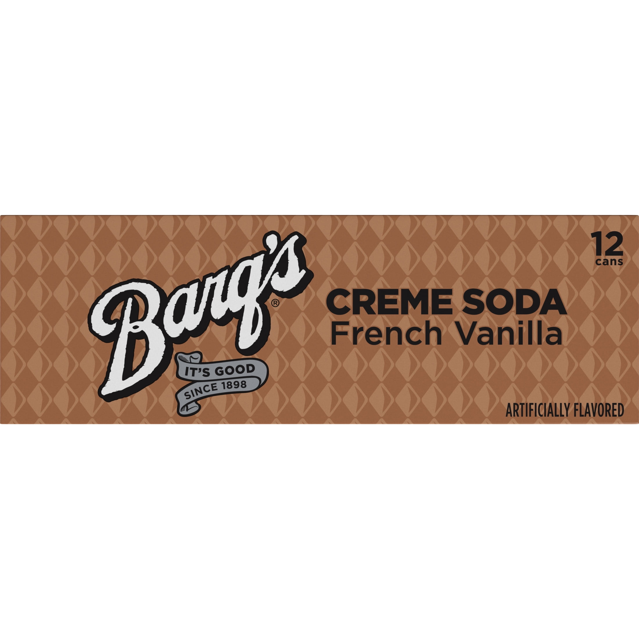 Barq's French Vanilla Creme Soda Pop Fridge Pack Cans, 12 fl oz, 12 Pack
