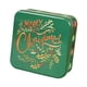 thumbnail image 5 of Caja de regalo para galletas navideñas, lata para galletas, empaque para regalo, estuche para bocadillos con dibujos animados Verde MERRY, 5 of 9