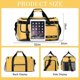 thumbnail image 2 of Gym Bag, 2 In 1 Travel Bag Backpack Bags, 45l Portable Travel Lightweight Waterproof Travel Luggage Hand Carry Bag For Weekender Sports, Gym(yellow), 2 of 5