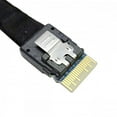 thumbnail image 5 of Chenyang CY Slim Line SAS 4.0 SFF-8654 4i 38pin Host to HD Mini SAS 4i SFF-8643 36pin Target Cable 50cm Cable, 5 of 7