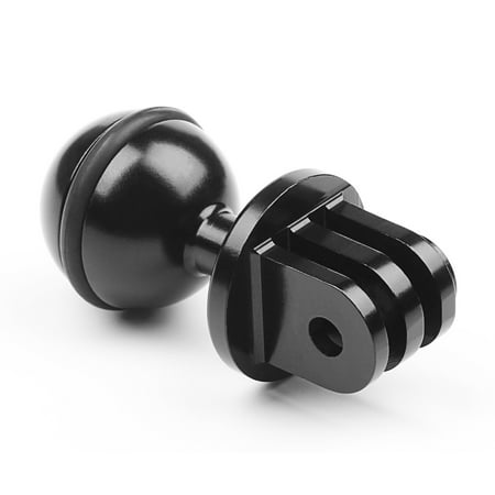 QKOO Aluminum Ball Mount for GoPro Hero Series Ball Head Mount Adapter with 3/8 Screw Hole & Thumb Screw