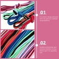 thumbnail image 3 of HAMPPLIES 30Pcs Sports Shoelaces Assorted Color Round Strings for Sneakers Boots and Skates, 3 of 5