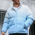 thumbnail image 5 of Dovford Mens Winter Padded Jackets Full Zipper Windproof Jacket Coat, 5 of 6