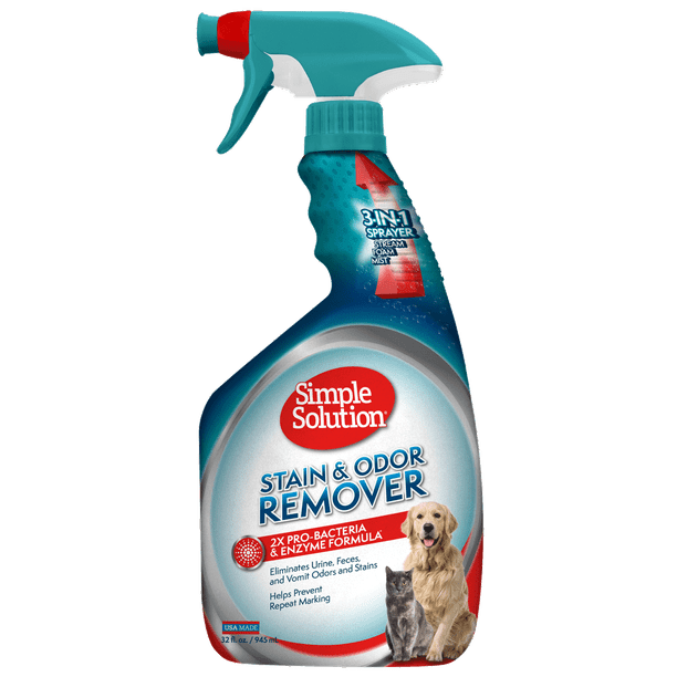 Simple Solution Pet Stain And Odor Remover 32 Ounces Walmart Com