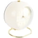 thumbnail image 1 of Reloj despertador analógico silencioso vintage beige con diseño de metal que no hace tictac para dormitorios y oficinas, funciona con pilas, 1 of 5