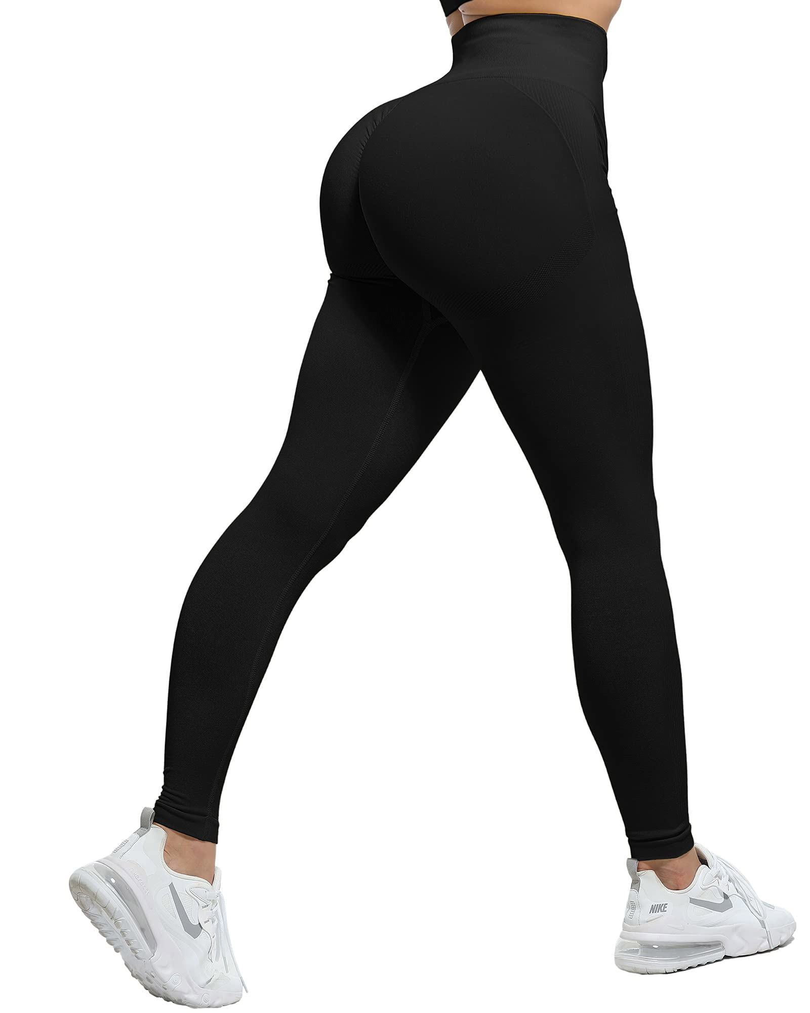 Ilfioreemio Butt Lifting Workout Leggings for Women, Scrunch Butt Gym ...